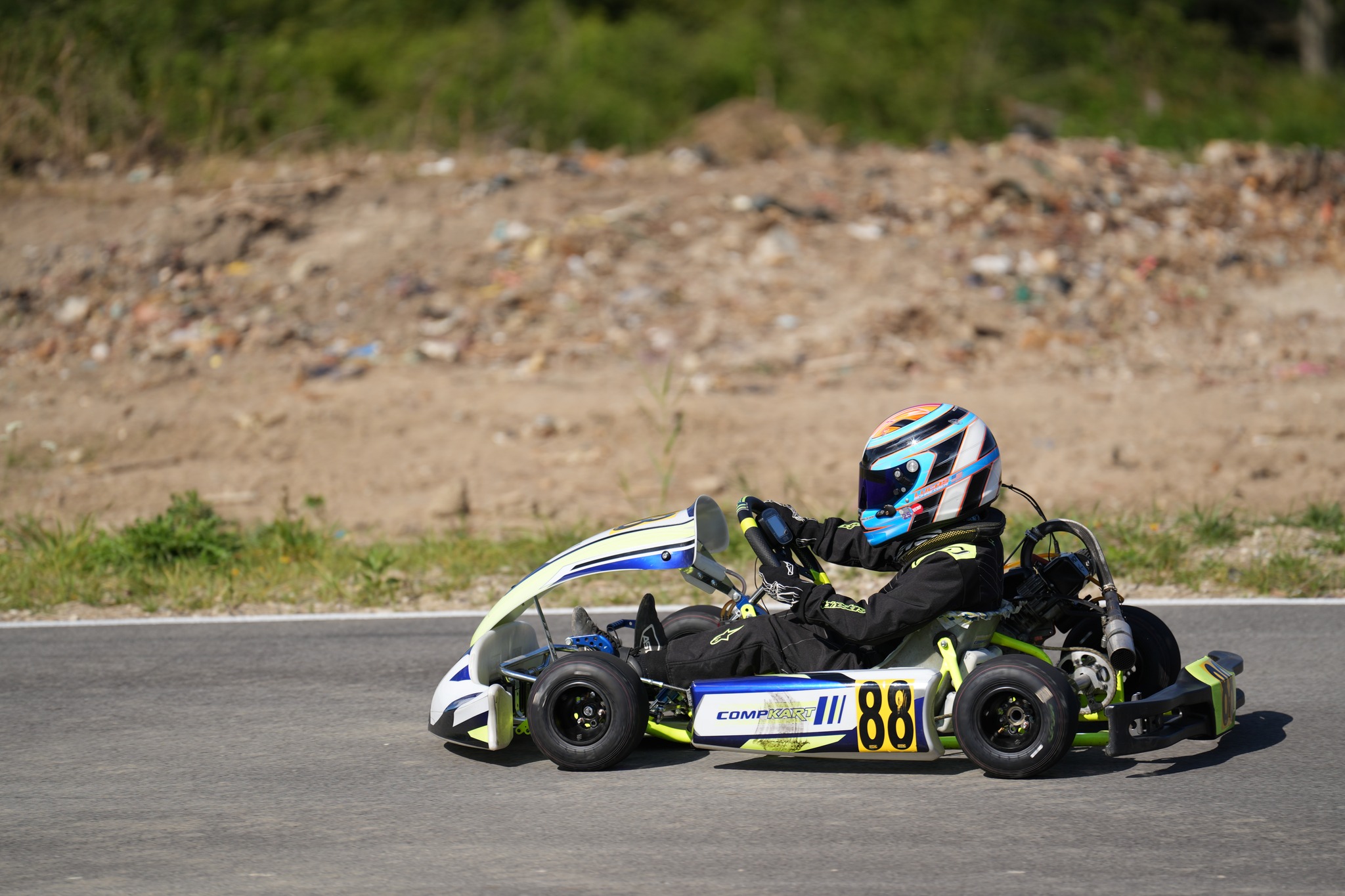 Mini/Cadet karts on track at BRKC Round 6